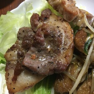 オーブンで簡単柔らかポークステーキ レシピ 作り方 By あおあおまる 楽天レシピ